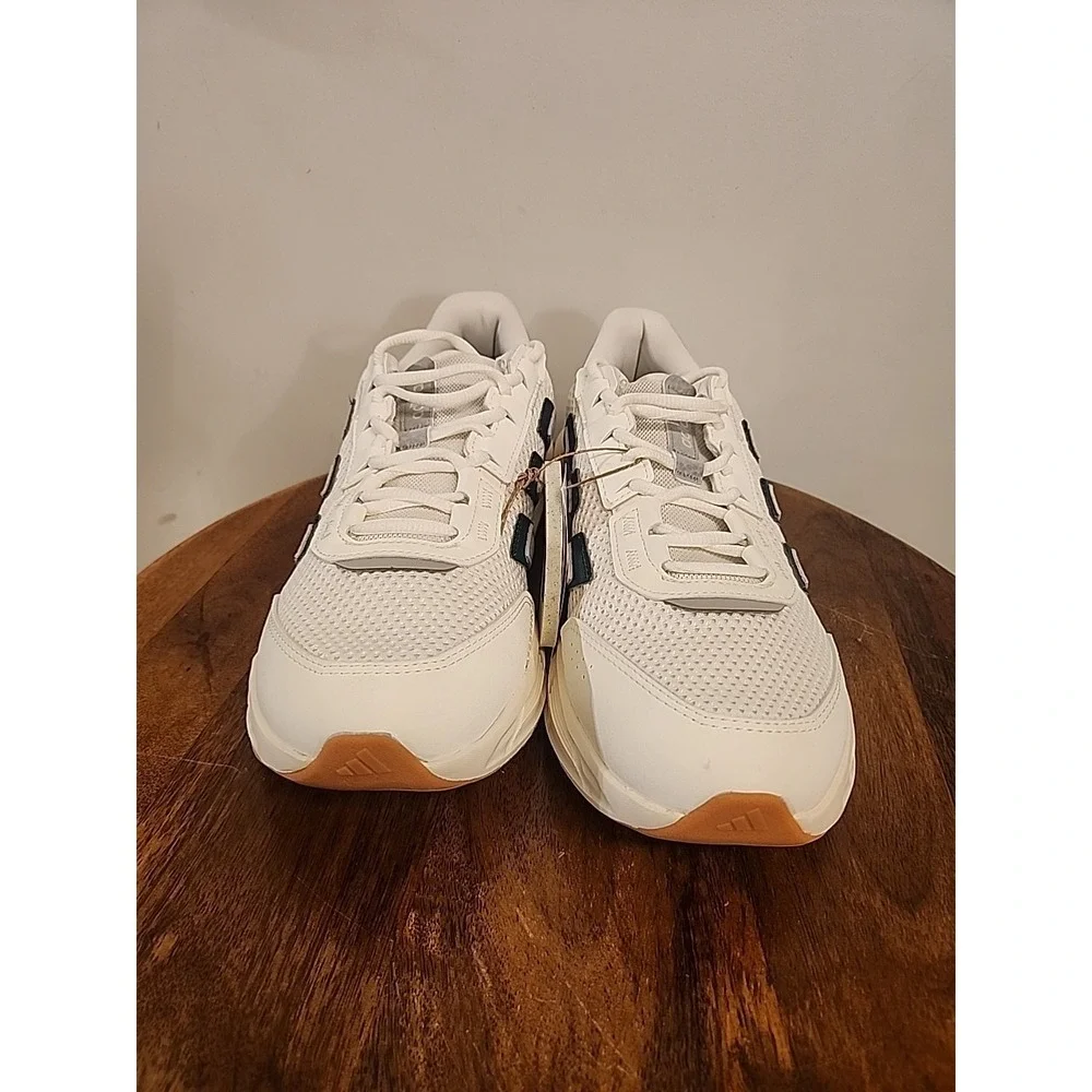 adidas Mens Astrastar Off White Collegiate Green Size 10.5 Cloud Foam NWT JQ6076 - Picture 5 of 7